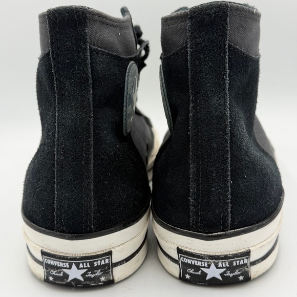 Converse Chuck 70 High Unisex Shoes Suede Canvas Black Casual Sneakers A01785C - Picture 6 of 12